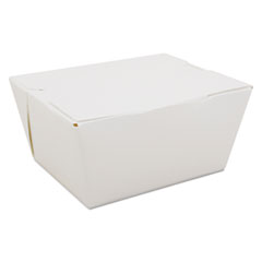 Southern Champion Tray ChampPak Carryout Boxes, #1, 4.38 x 3.5 x 2.5, White, Paper, 450/Carton
