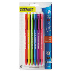 Sanford SHARPWRITER MECHANICAL PENCIL, 0.7 MM, HB (#2.5), BLACK LEAD, ASSORTED BARREL COLORS, DOZEN