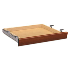 Hon Company Laminate Angled Center Drawer, 22w X 15.38d X 2.5h, Cognac