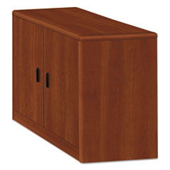 Hon Company 10700 Series Locking Storage Cabinet, 36w x 20d x 29.5h, Cognac