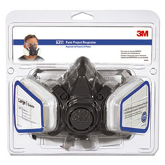 3M Half Facepiece Paint Spray/pesticide Respirator, Large