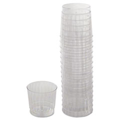 WNA, Inc. Classicware Tumblers, 9 Oz, Plastic, Clear, Rocks Glass, 16/bag, 15 Bag/carton