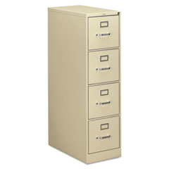 Hon Company 310 Series Vertical File, 4 Letter-Size File Drawers, Putty, 15