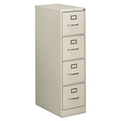 Hon Company 510 Series Vertical File, 4 Letter-Size File Drawers, Light Gray, 15