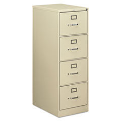 Hon Company 510 Series Vertical File, 4 Legal-Size File Drawers, Putty, 18.25