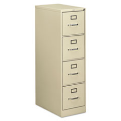 Hon Company 510 Series Vertical File, 4 Letter-Size File Drawers, Putty, 15