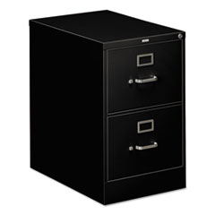 Hon Company 310 Series Vertical File, 2 Legal-Size File Drawers, Black, 18.25