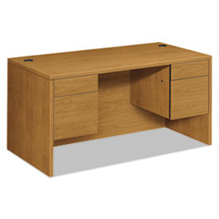 Hon Company 10500 Series Double 3/4-Height Pedestal Desk, Left and Right: Box/File, 60