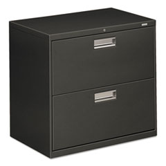 Hon Company Brigade 600 Series Lateral File, 2 Legal/letter-Size File Drawers, Charcoal, 30