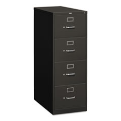 Hon Company 310 Series Vertical File, 4 Legal-Size File Drawers, Charcoal, 18.25