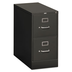 Hon Company 310 Series Vertical File, 2 Letter-Size File Drawers, Charcoal, 15