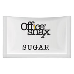 Office Snax, Inc. Premeasured Single-Serve Sugar Packets, 1200/carton