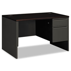 Hon Company 38000 Series Right Pedestal Desk, 48