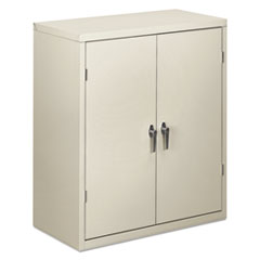 Hon Company Assembled Storage Cabinet, 36w x 18.13d x 41.75h, Light Gray