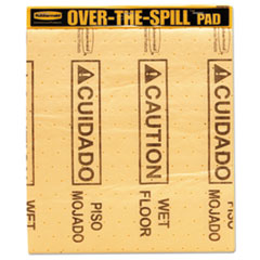 Rubbermaid Over-The-Spill Pad Tablet, 12 oz, 16.5 x 14, 22/Pack