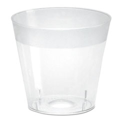 WNA, Inc. Plastic Shot Glasses, 1 Oz, Clear, 100/pack, 25 Packs/carton