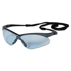 Kimberly Clark V30 Nemesis Safety Glasses, Blue Frame, Light Blue Uncoated Lens, 12/Box
