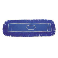 Boardwalk Clinger Dust Mop Head, Nylon, 36 X 5, Blue, 12/carton