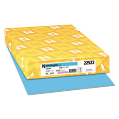 Neenah Paper Color Paper, 24 lb Bond Weight, 11 x 17, Lunar Blue, 500/Ream