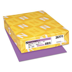 Neenah Paper Exact Brights Paper, 20 lb Bond Weight, 8.5 x 11, Bright Purple, 500/Ream