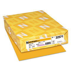 Neenah Paper Color Paper, 24 lb Bond Weight, 8.5 x 11, Galaxy Gold, 500 Sheets/Ream