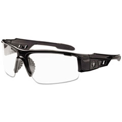 Ergodyne Corporation Skullerz Dagr Safety Glasses, Black Frame/clear Lens, Nylon/polycarb