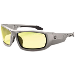 Ergodyne Corporation Skullerz Odin Safety Glasses, Gray Frame/Yellow Lens, Nylon/Polycarb, Ships in 1-3 Business Days
