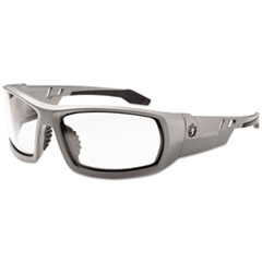 Ergodyne Corporation Skullerz Odin Safety Glasses, Gray Frame/Clear Lens, Anti-Fog, Nylon/Polycarb, Ships in 1-3 Business Days