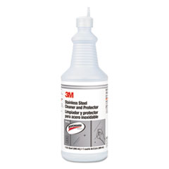 3M Stainless Steel Cleaner And Polish, Unscented, 32 Oz Bottle, 6/carton