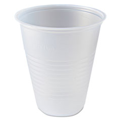 Fabri-Kal Rk Ribbed Cold Drink Cups, 7 Oz, Clear, 100 Bag, 25 Bags/carton