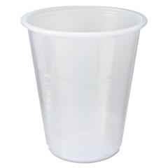 Fabri-Kal Rk Crisscross Cold Drink Cups, 3 Oz, Clear, 100 Bag, 25 Bags/carton