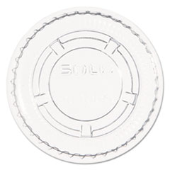 Dart Portion/souffle Cup Lids, Fits 0.5 Oz To 1 Oz Cups, Pet, Clear, 125 Pack, 20 Packs/carton