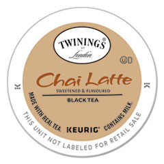 Keurig Tea K-Cups, Chai Tea With Non-Fat Milk And Sweetener, 0.53 Oz K-Cups, 24/box
