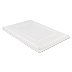 Rubbermaid Food/Tote Box Lids, 26 x 18, White, Plastic