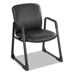 SAFCO Products Uber Big And Tall Series Guest Chair, Vinyl, Supports Up To 500 Lb, 19.5