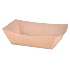 Southern Champion Tray Eco Food Trays, 1 lb Capacity, Brown Kraft, Paper, 1,000/Carton