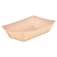 Southern Champion Tray Eco Food Trays, 5 lb Capacity, Brown Kraft, Paper, 500/Carton