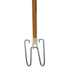 Boardwalk Wedge Dust Mop Head Frame/Lacquered Wood Handle, 0.94
