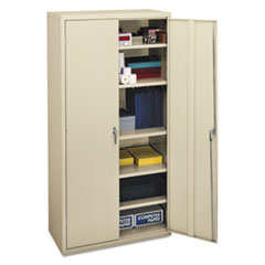 Hon Company Assembled Storage Cabinet, 36w x 18.13d x 71.75h, Putty
