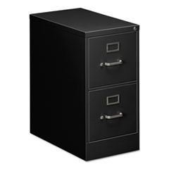 Alera Two-Drawer Economy Vertical File, 2 Letter-Size File Drawers, Black, 15