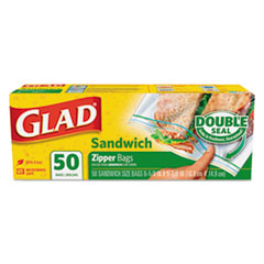 Clorox Sandwich Zipper Bags, 6.63
