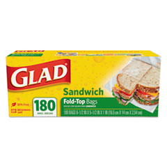Clorox Fold-Top Sandwich Bags, 6.5