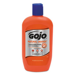 Go-Jo Natural Orange Pumice Hand Cleaner, Citrus, 14 Oz Bottle, 12/carton
