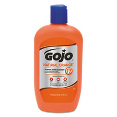 Go-Jo Natural Orange Pumice Hand Cleaner, Citrus, 14 Oz Bottle