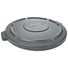 Rubbermaid BRUTE Self-Draining Flat Top Lids for 55 gal Round BRUTE Containers, 26.75