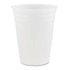 Dart SOLO Party Plastic Cold Drink Cups, 16 oz, 50/Sleeve, 20 Sleeves/Carton