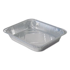 Durable Packaging Aluminum Steam Table Pans, Half-Size Medium-104 Oz., 2.19