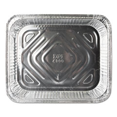 Durable Packaging Aluminum Steam Table Pans, Half-Size Shallow-79.5 Oz., 1.69