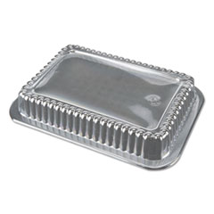 Durable Packaging Dome Lids for 1.5 lb Oblong Containers, 6.56 x 4.63 x 2, Clear, Plastic, 500/Carton