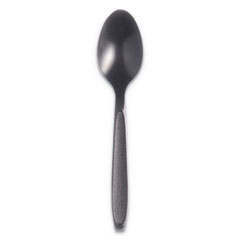 Dart Reliance Mediumweight Cutlery, Teaspoon, Black, 1,000/Carton